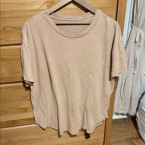 Aerie sand oversized tee
